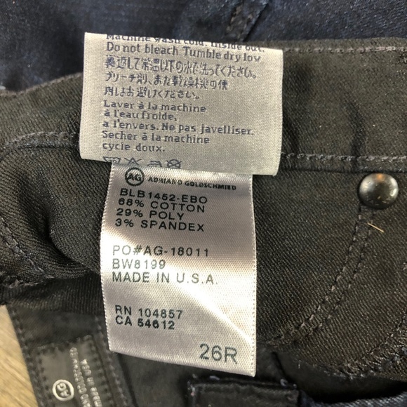 AG Adriano Goldschmied The Ricky Equestrian Legging Jeans Pants Denim (size 26R) - Picture 6 of 8